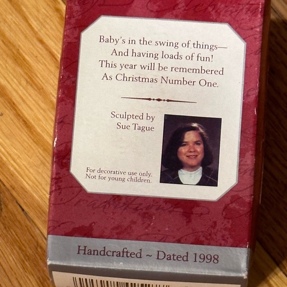 Hallmark Baby's First Christmas Black African American 1998 Ornament - Picture 2 of 7